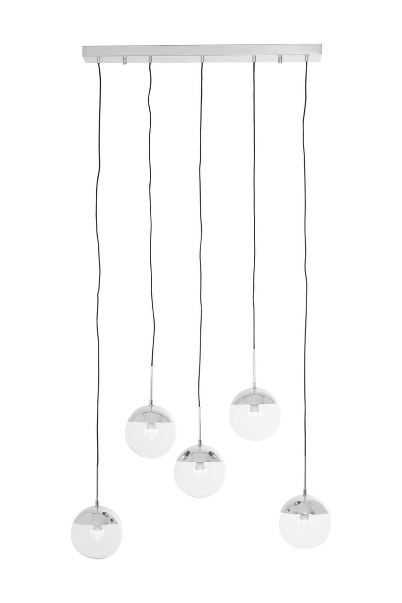 Revive Chrome Finish 5 Pendant Light
