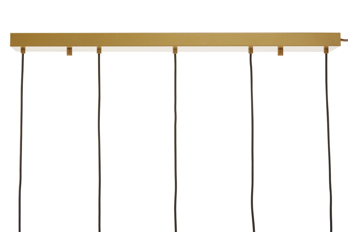 Revive Gold Finish Glass Shades Pendant Light