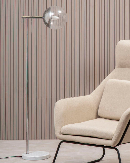Revive Chrome Finish Floor Lamp