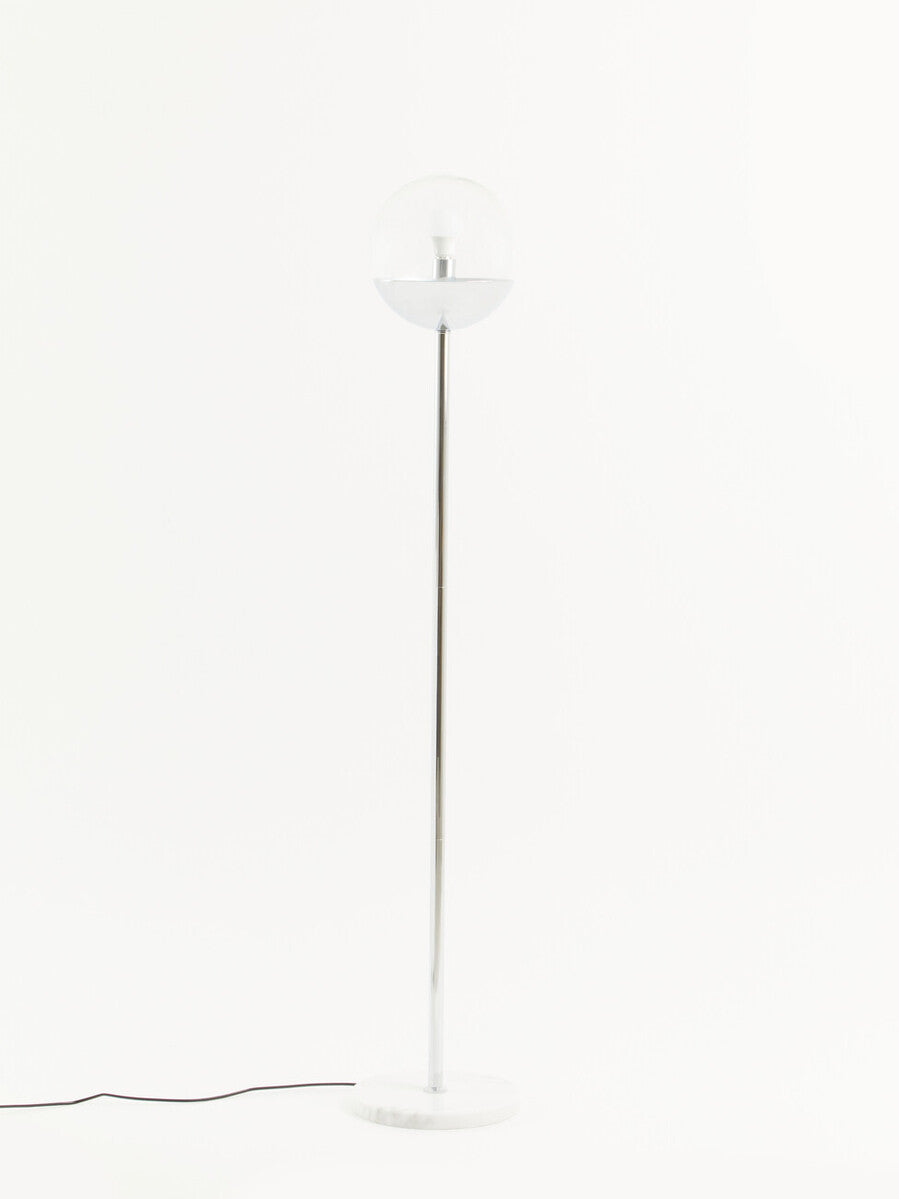 Chrome Finish Metal Floor Lamp | Revive
