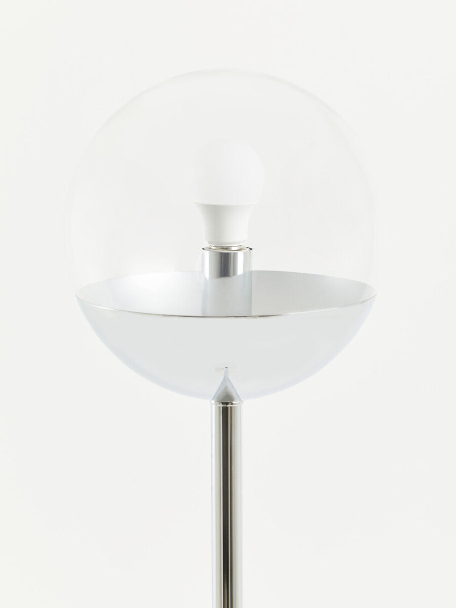 Chrome Finish Metal Floor Lamp | Revive