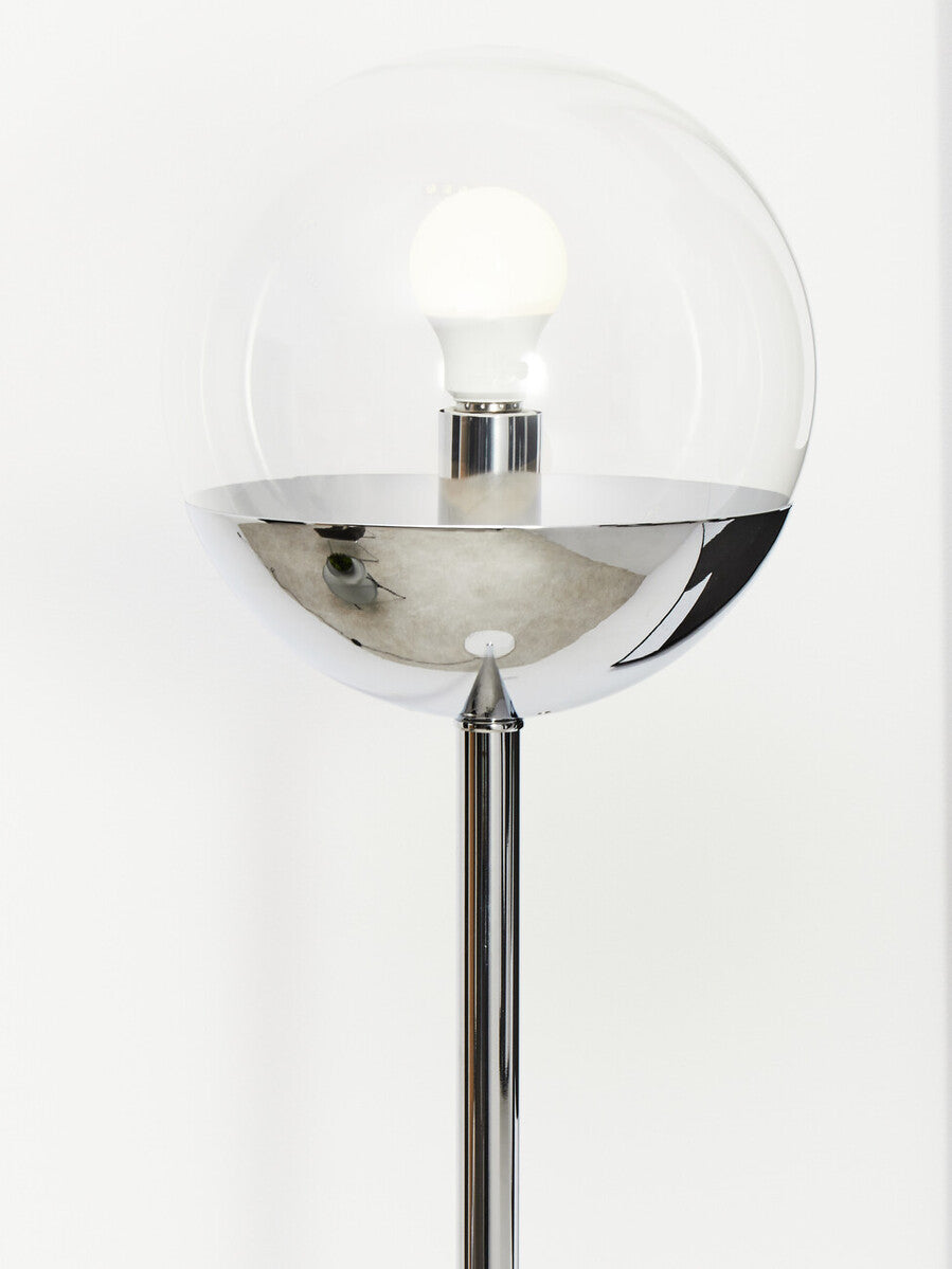 Chrome Finish Metal Floor Lamp | Revive