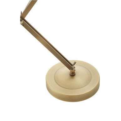 Jasper Adjustable Desk Lamp in Brass Finish