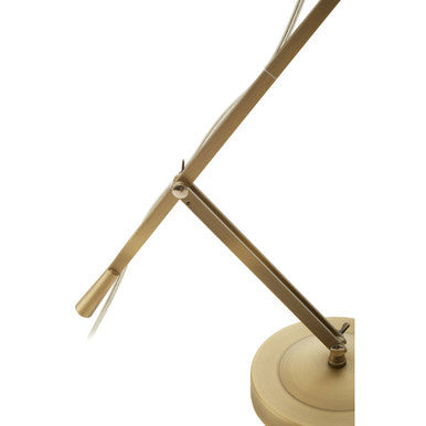 Jasper Adjustable Desk Lamp in Brass Finish
