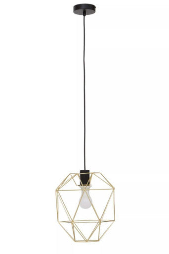 Wyra Champagne Gold Pendant Light