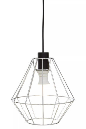 Wyra Chrome Cage Pendant Light