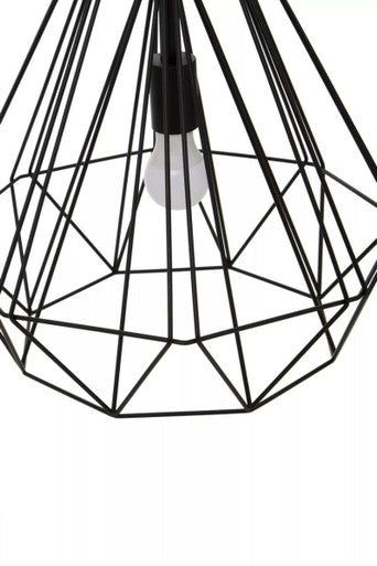 Wyra Black Conical Pendant light