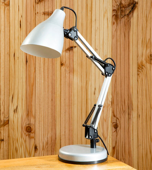Finley Silver Desk Lamp