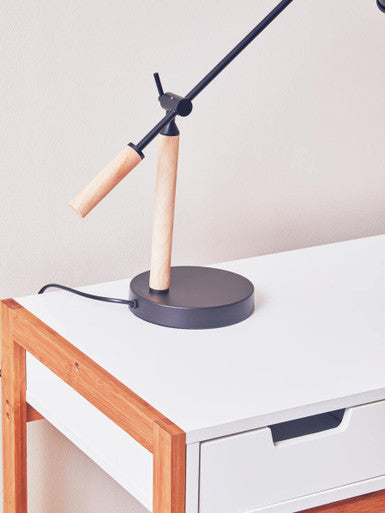 Stockholm Matte Black Table Lamp