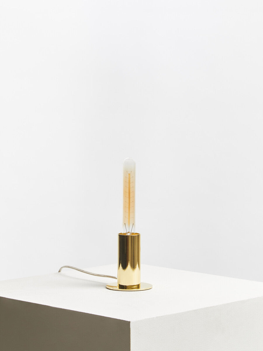 Stockholm Shiny Brass Finish Table Lamp