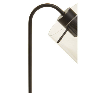 Stockholm Matte Black Curved Table Lamp