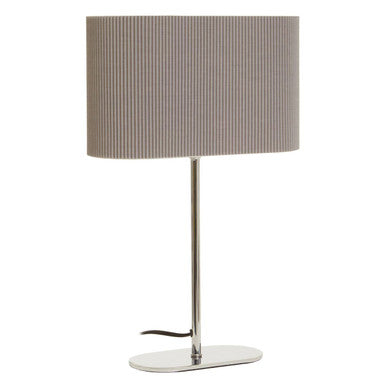 Shiny Silver Table Lamp | Lilian
