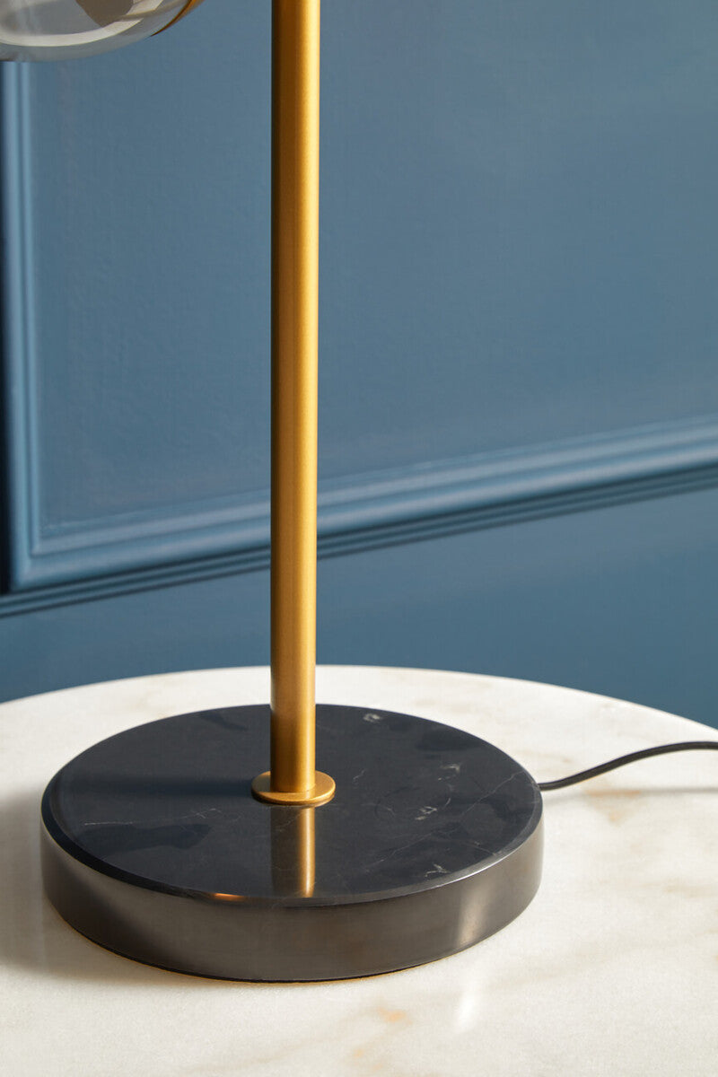 Revive Large Table Lamp with Black Marble Base
