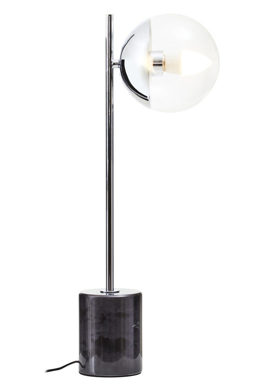 Revive Small Silver Finish Metal Table Lamp