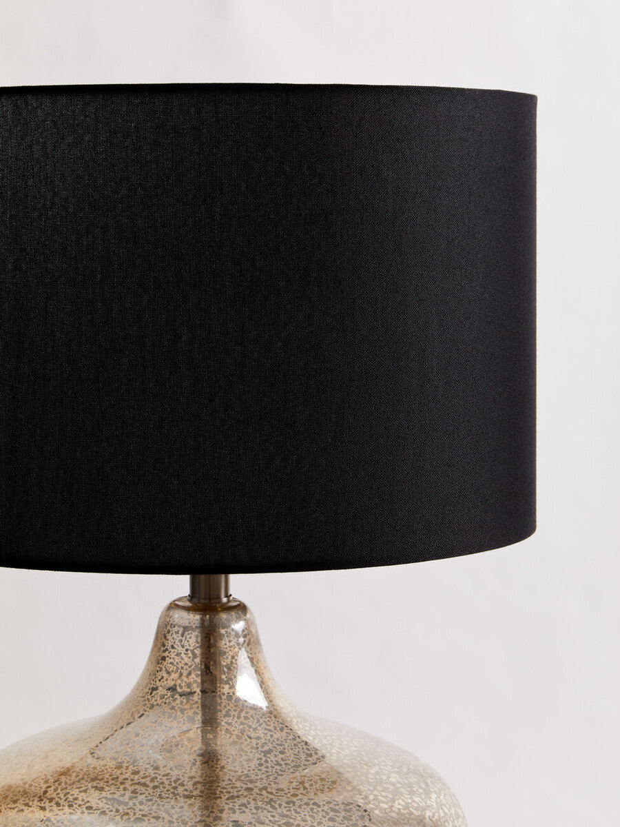 Luz Table Lamp With Black Linen Shade