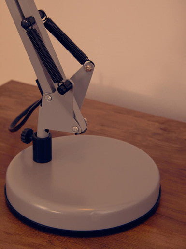 Payton Matte Grey Metal Studio Lamp