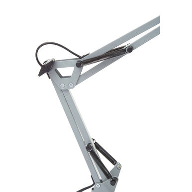 Payton Matte Grey Metal Studio Lamp