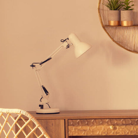 Payton Studio Matte White Metal Lamp