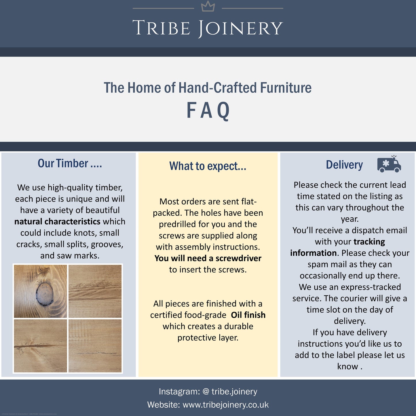 SIERA Bedside Table / Side Table / Bedroom Furniture