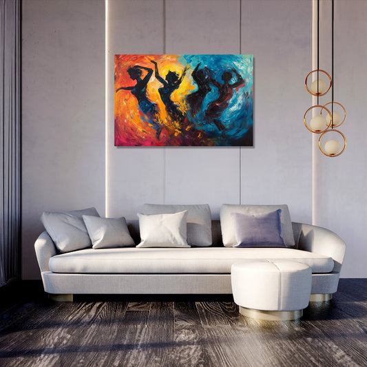 Dynamic Dancers Canvas