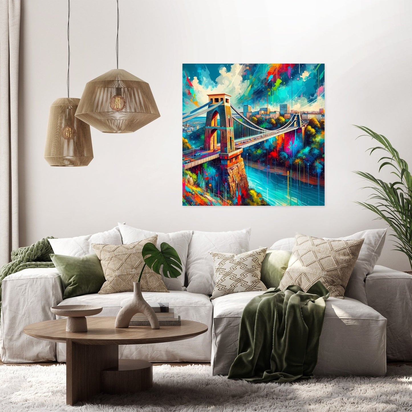Bristol Clifton Bridge Vitality Canvas