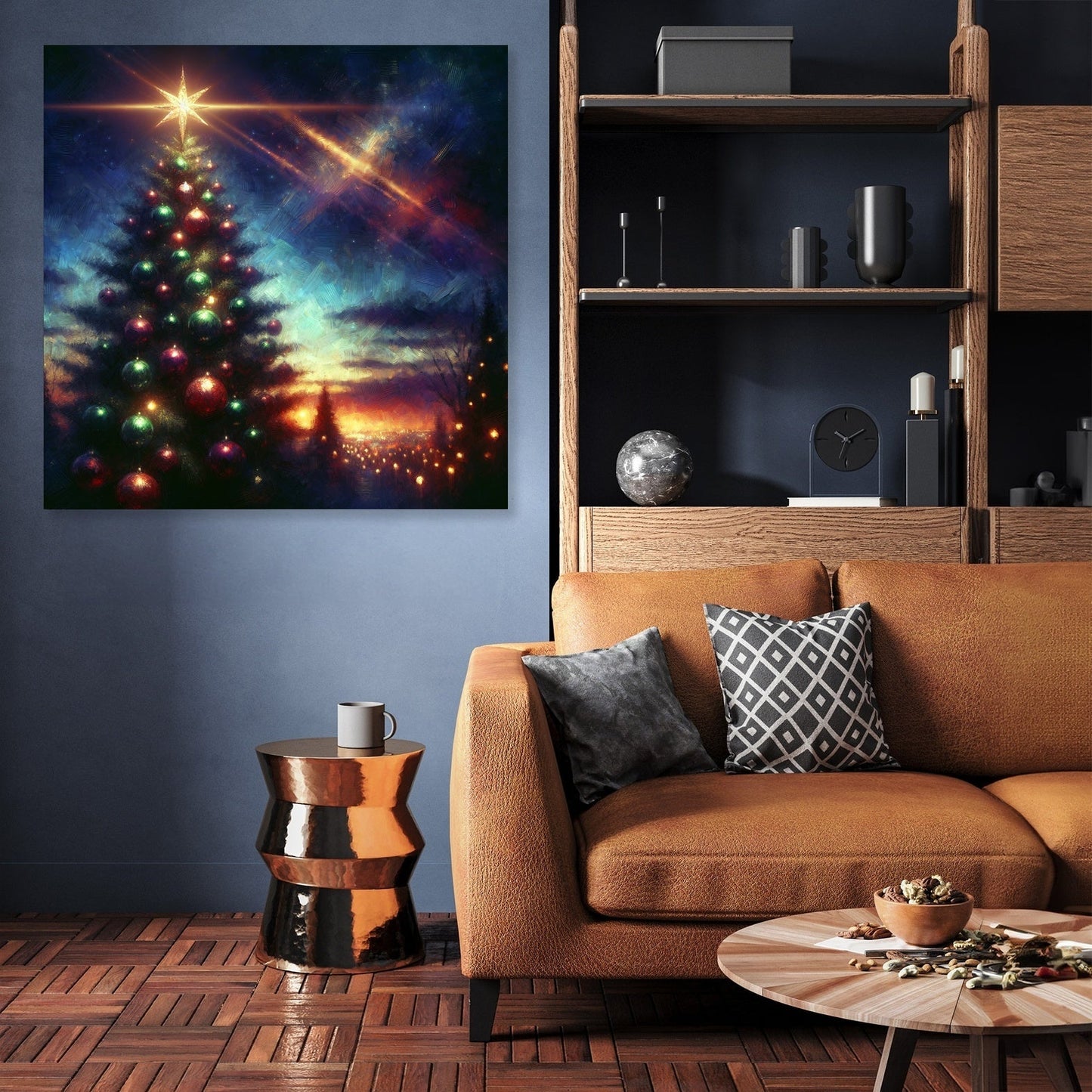 Twilight Christmas Reverie Canvas
