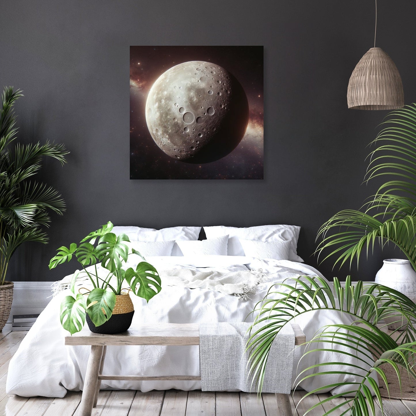 Ganymede's Magnetic Mystery Canvas