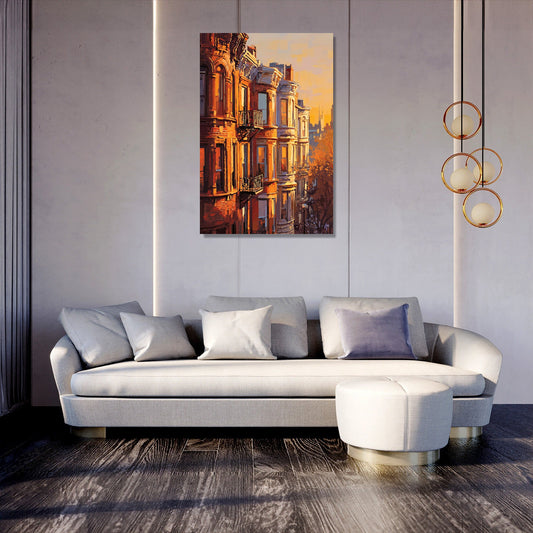 Victorian Brickwork Canvas