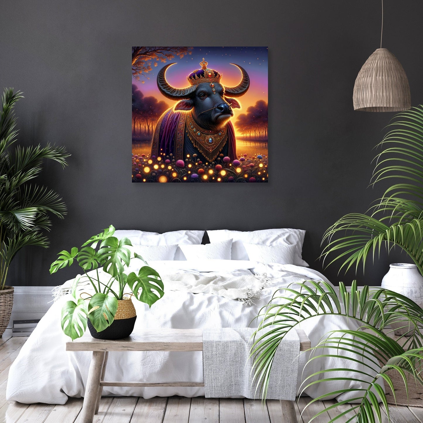 Regal Buffalo Twilight Canvas