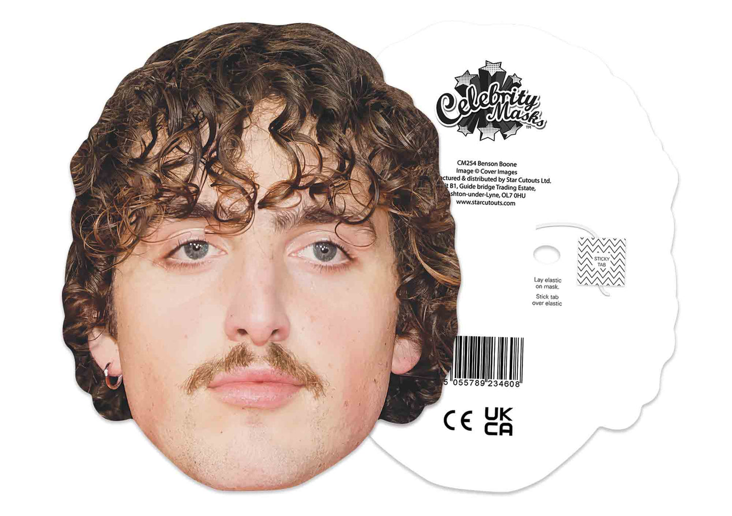 CMP009 Benson Boone 6 Pack Masks - Includes Tabs and Elastic