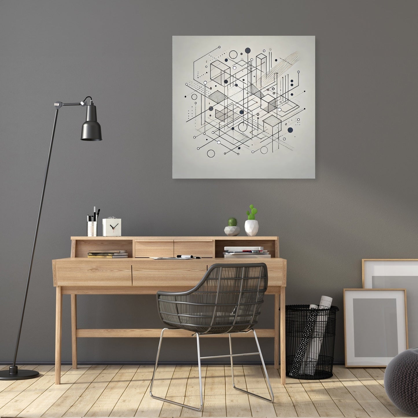 Fragmented Reflections Canvas