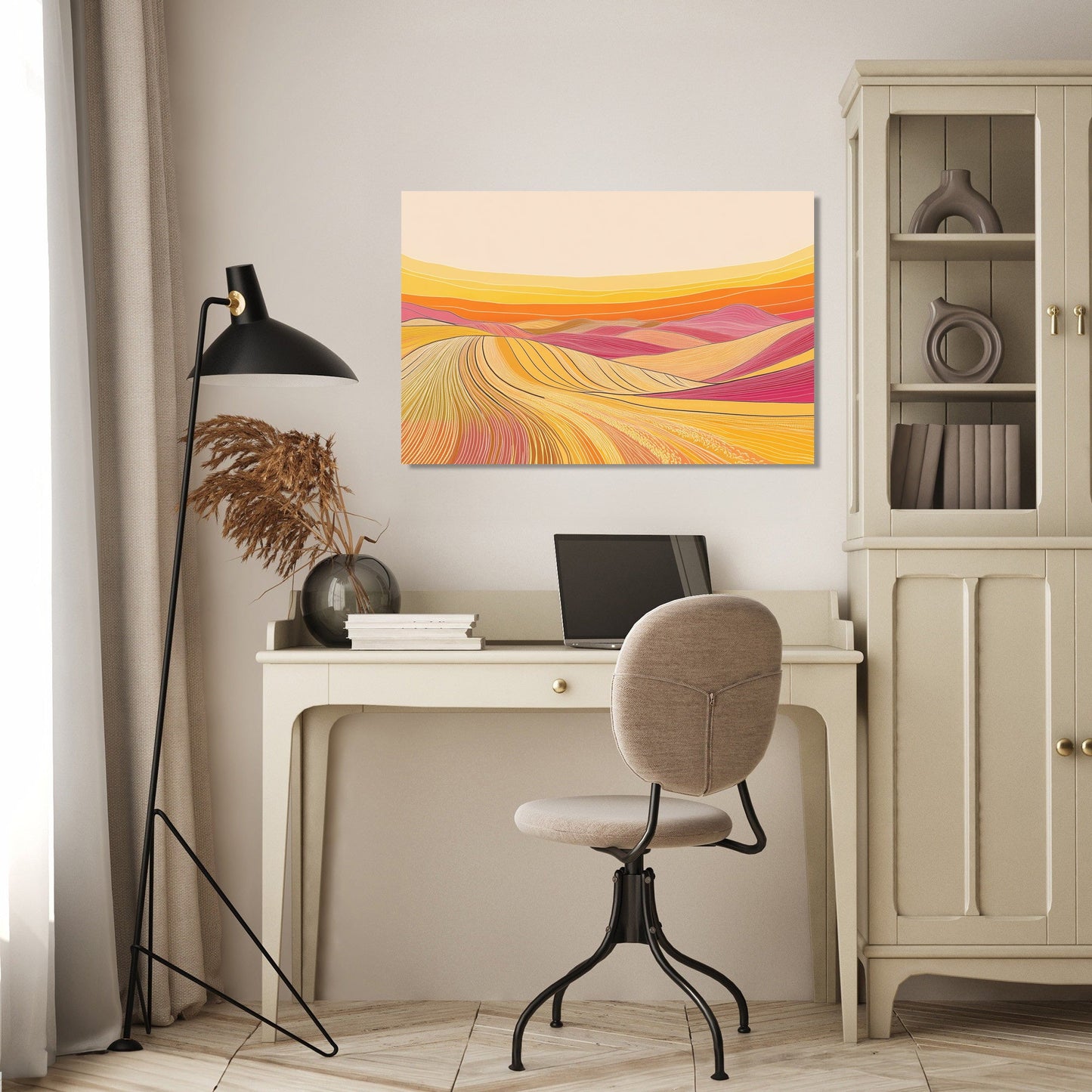Rapeseed Sunset Canvas