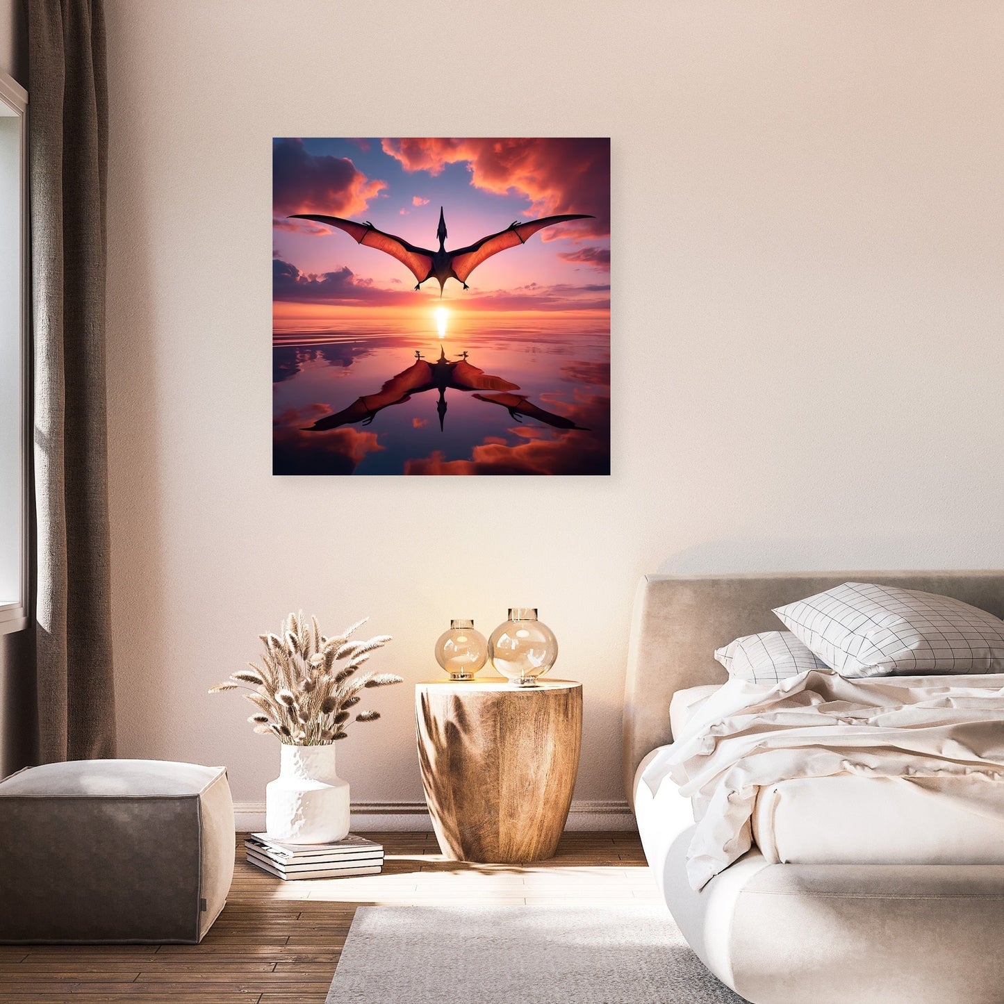 Dawn Flight Pteranodon Canvas