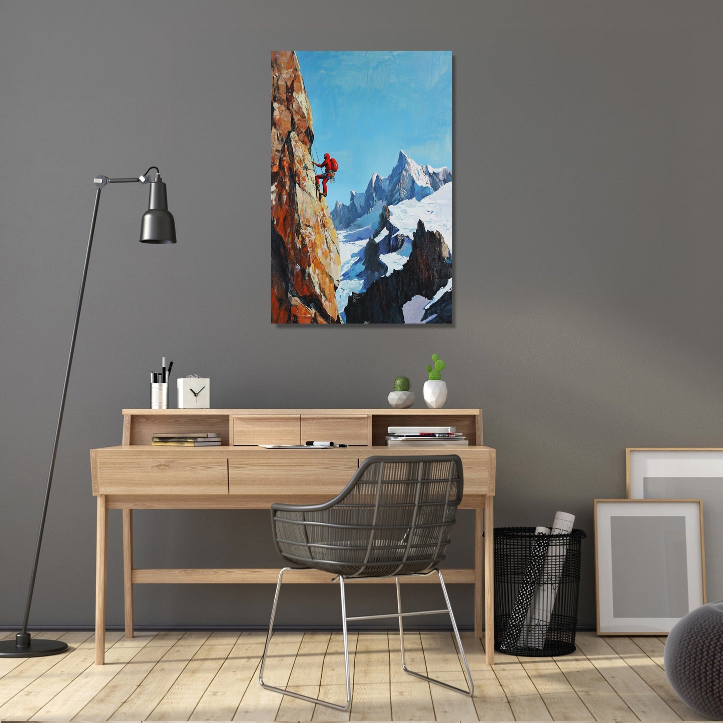 Climber's Ascent Canvas
