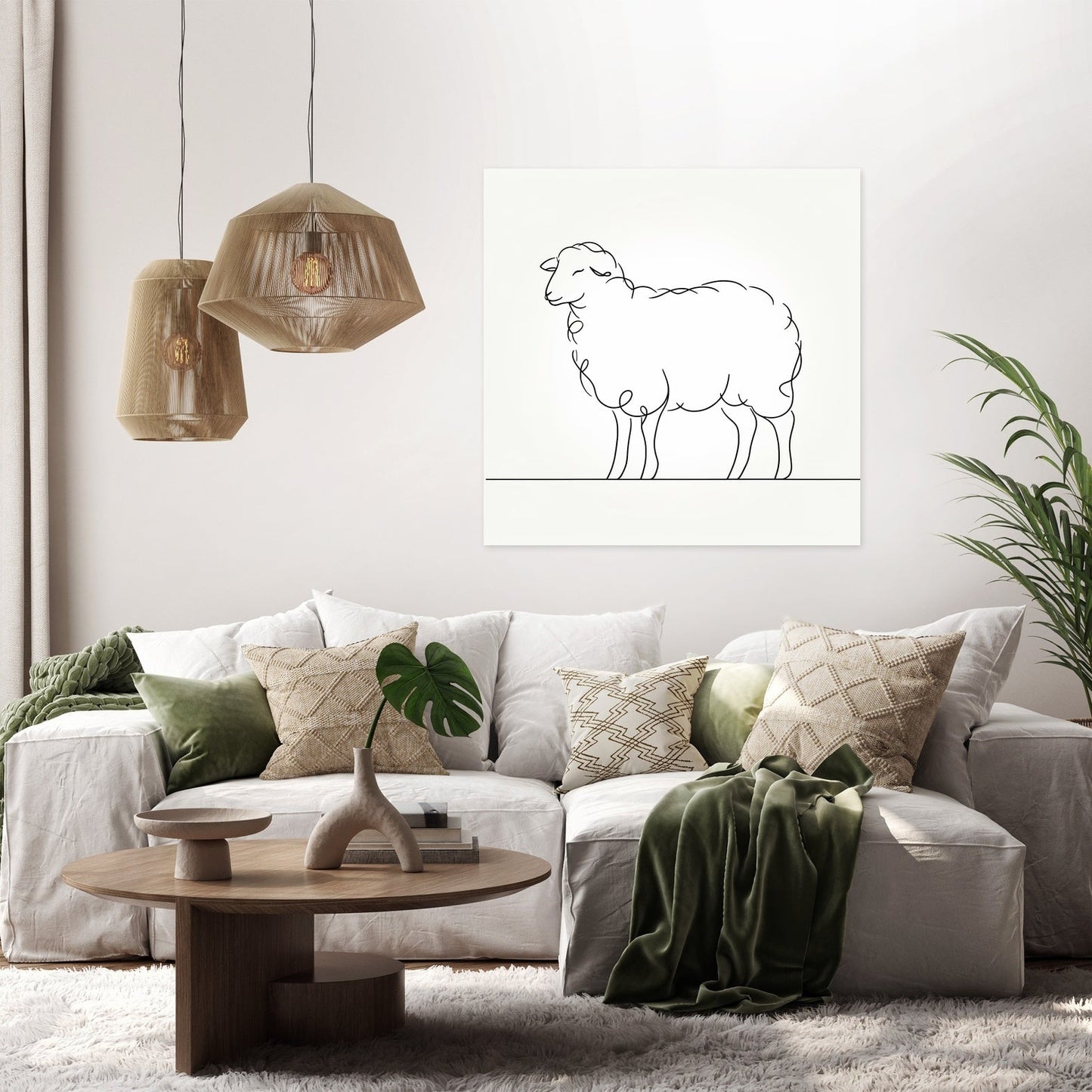 Essence of Sheep Canvas