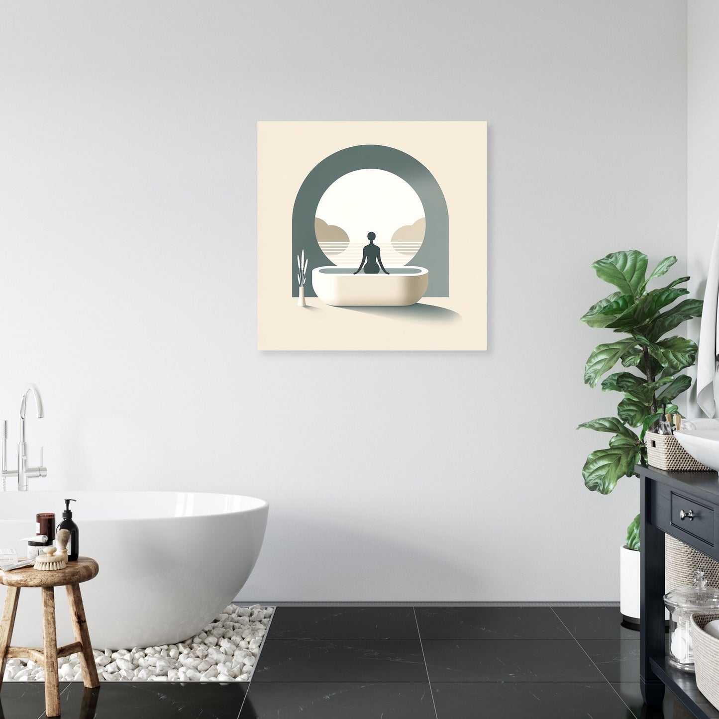 Serene Soak Canvas