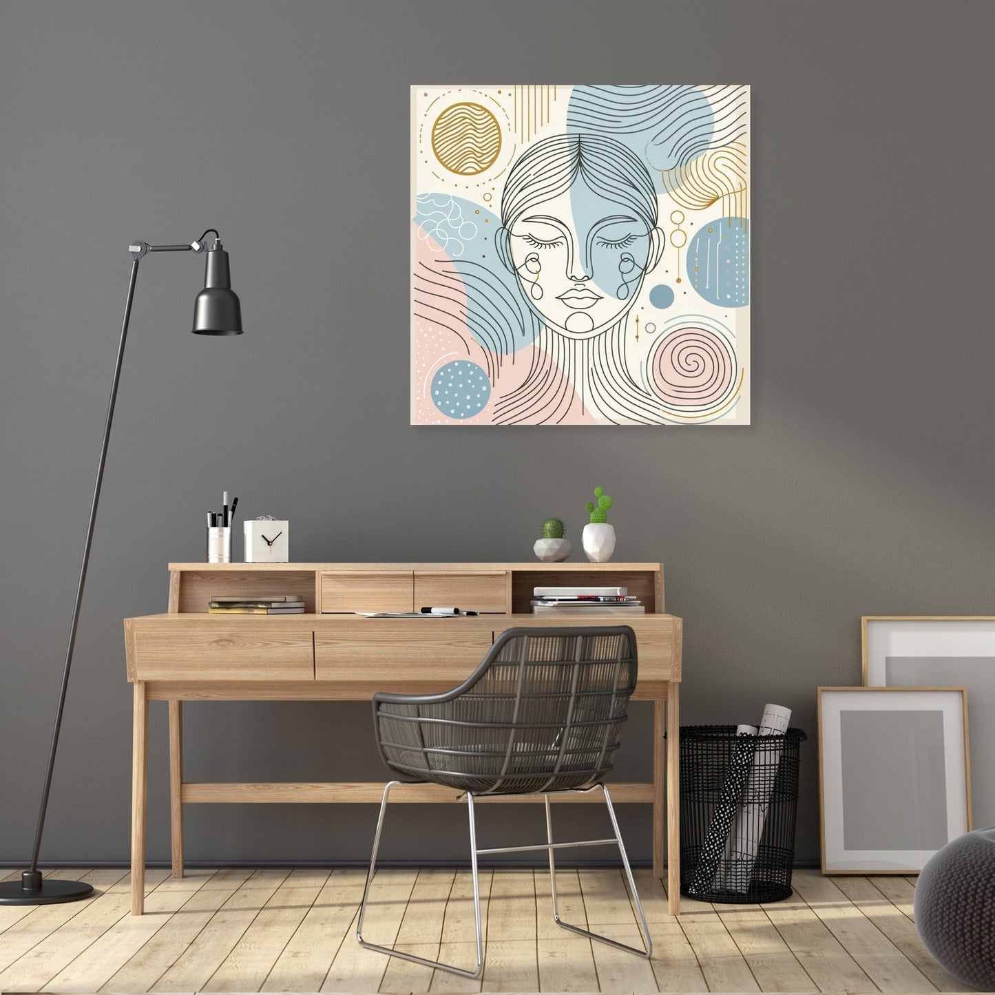 Introspective Harmony Canvas