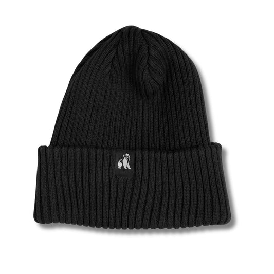 Organic Cotton Beanie - Black