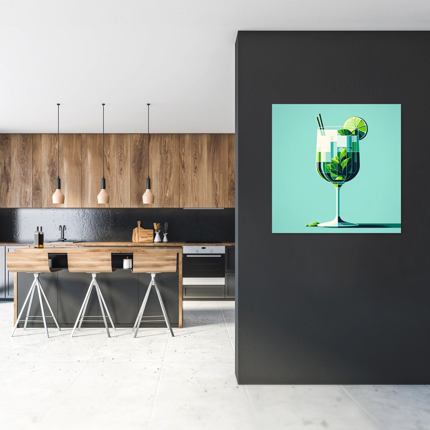 Mojito Modern Minimal Canvas