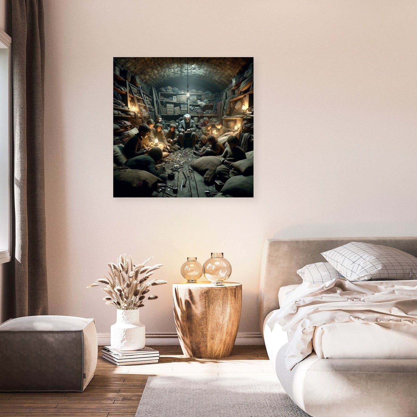 The Thief's Den Canvas