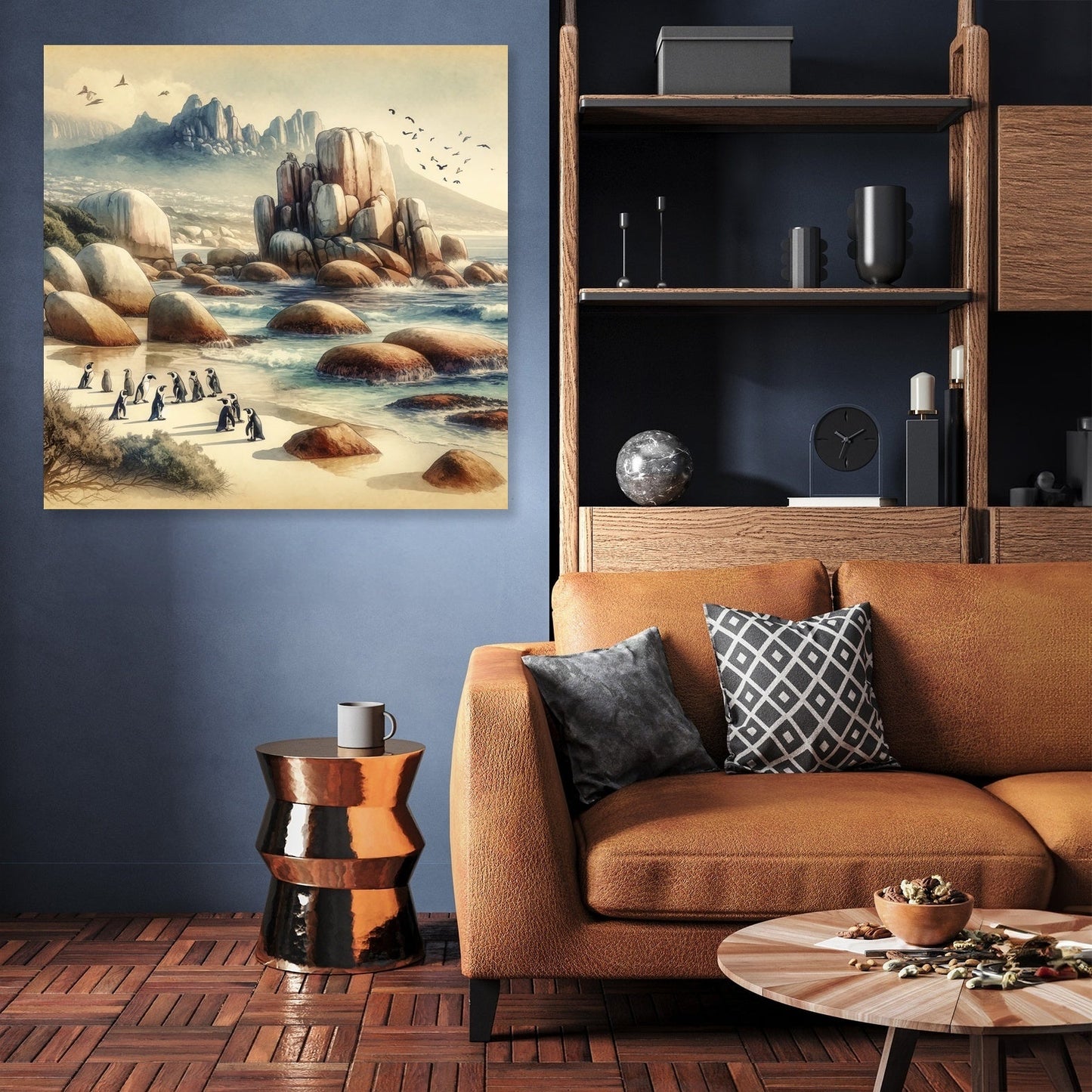 Boulders Beach Penguins Canvas