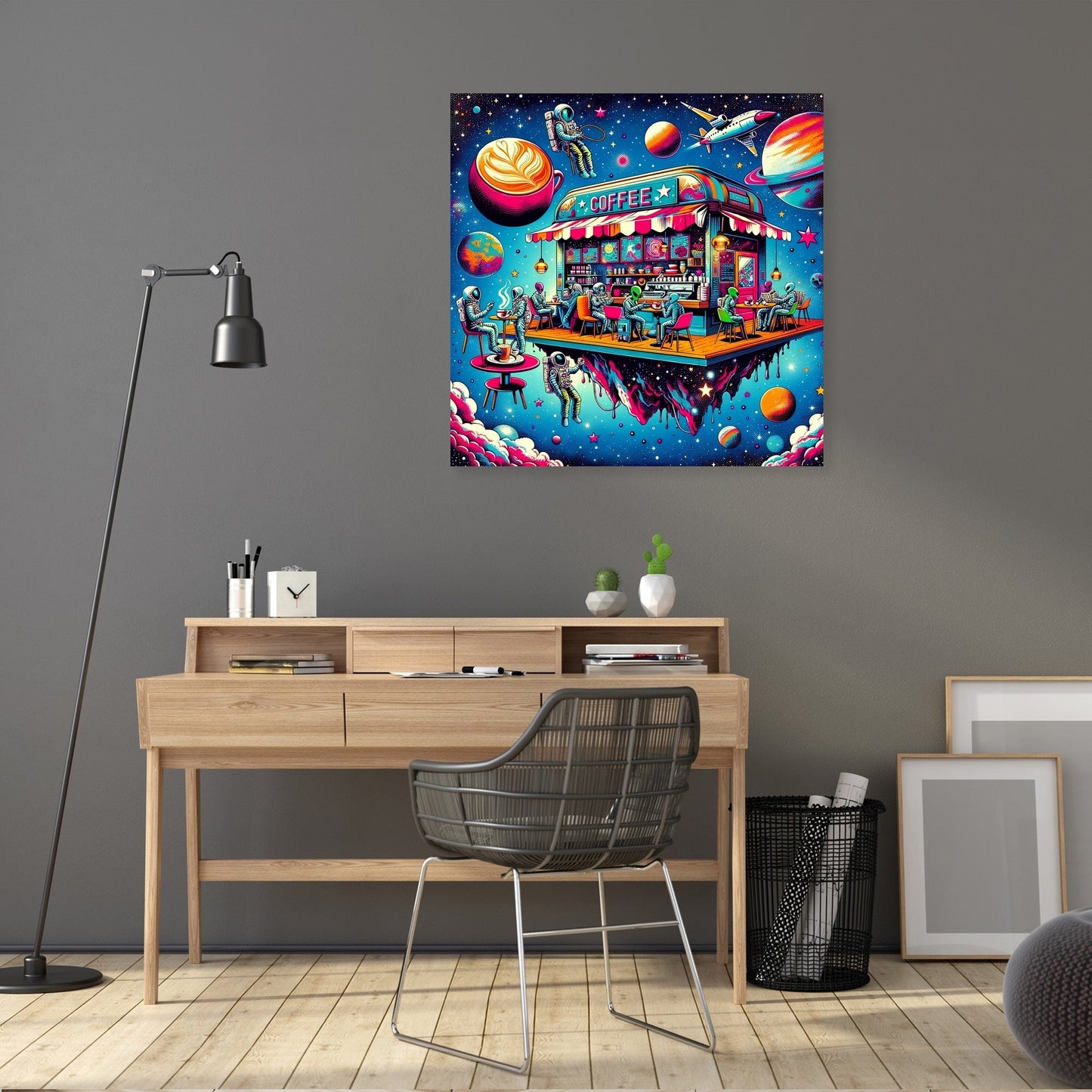 Cosmic Café Canvas