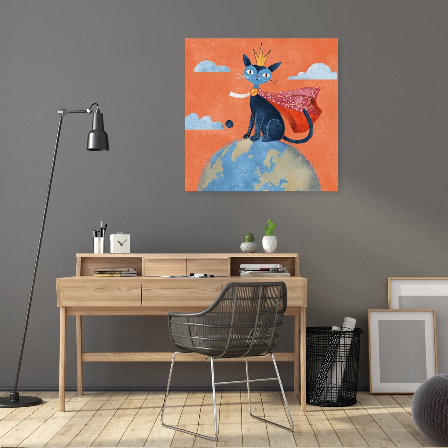 Majestic Cat Royalty Canvas