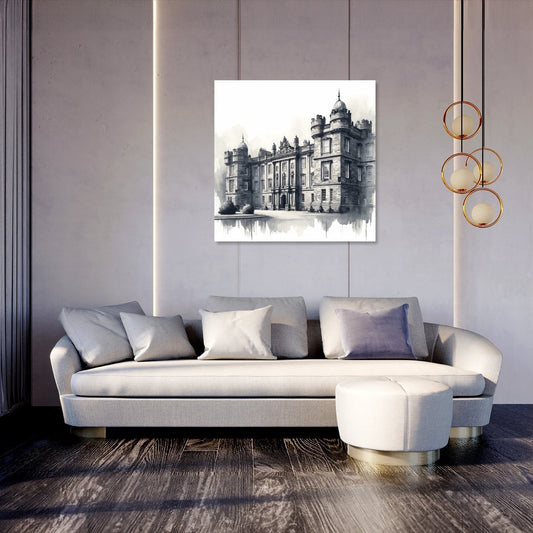 Edinburgh's Holyroodhouse Elegance Canvas