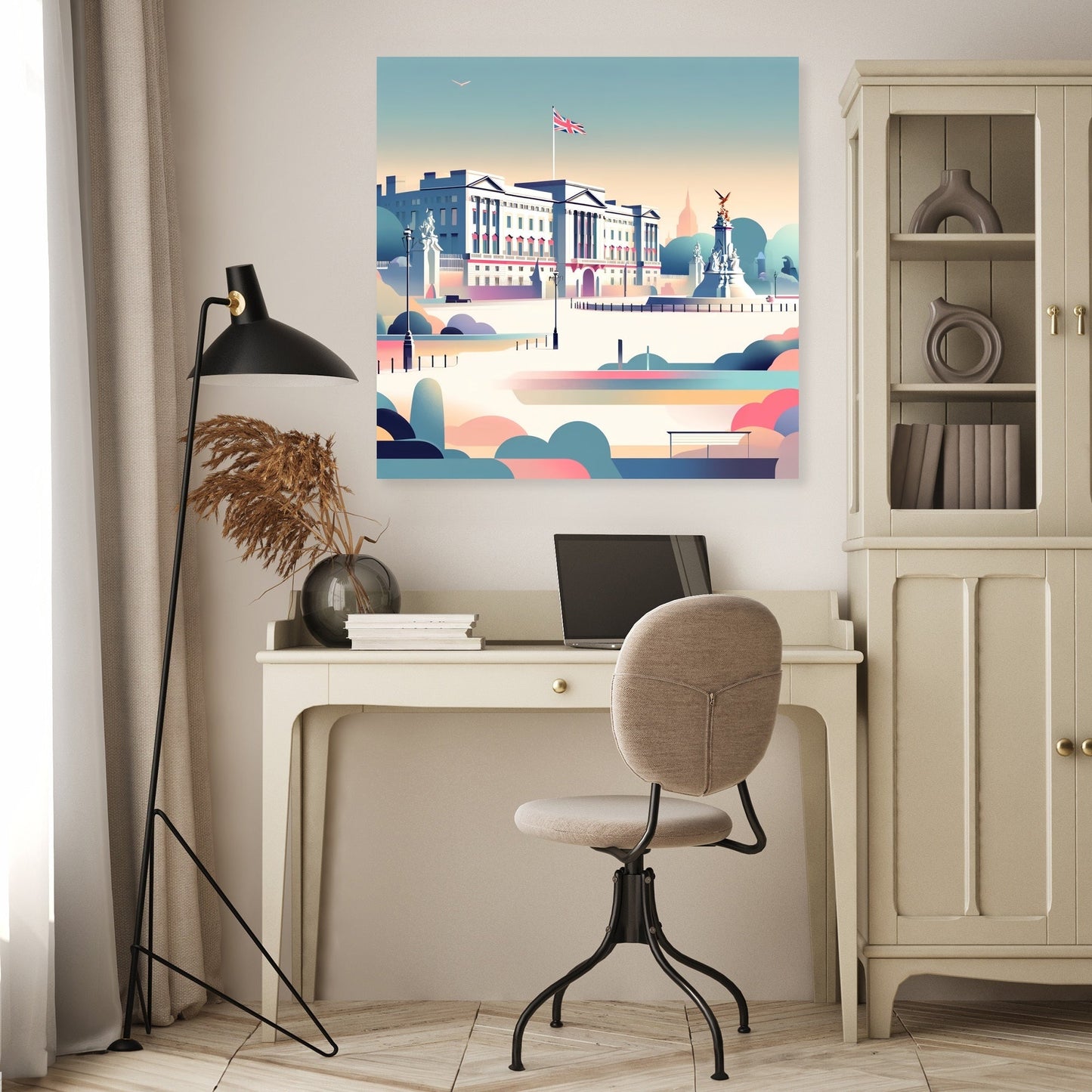 Modern Buckingham Palace Canvas