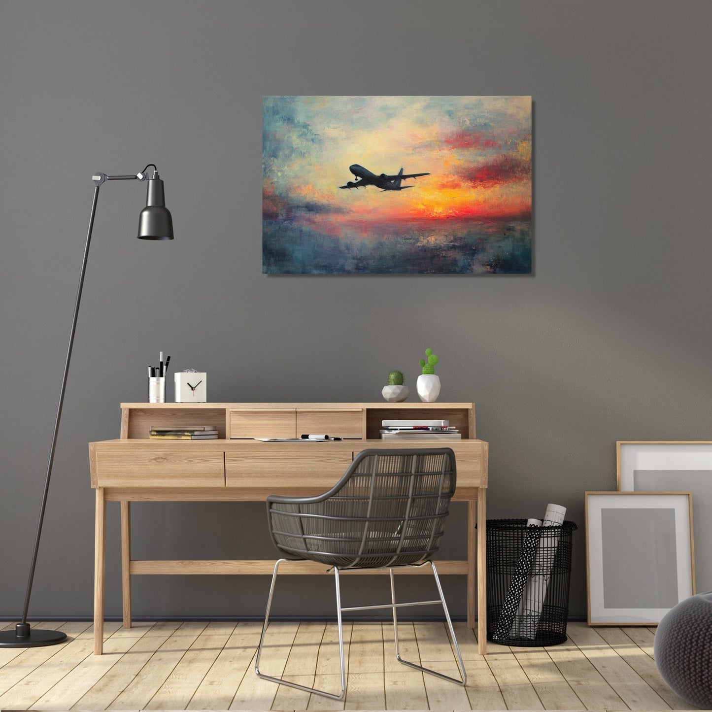 Melancholic Takeoff Canvas