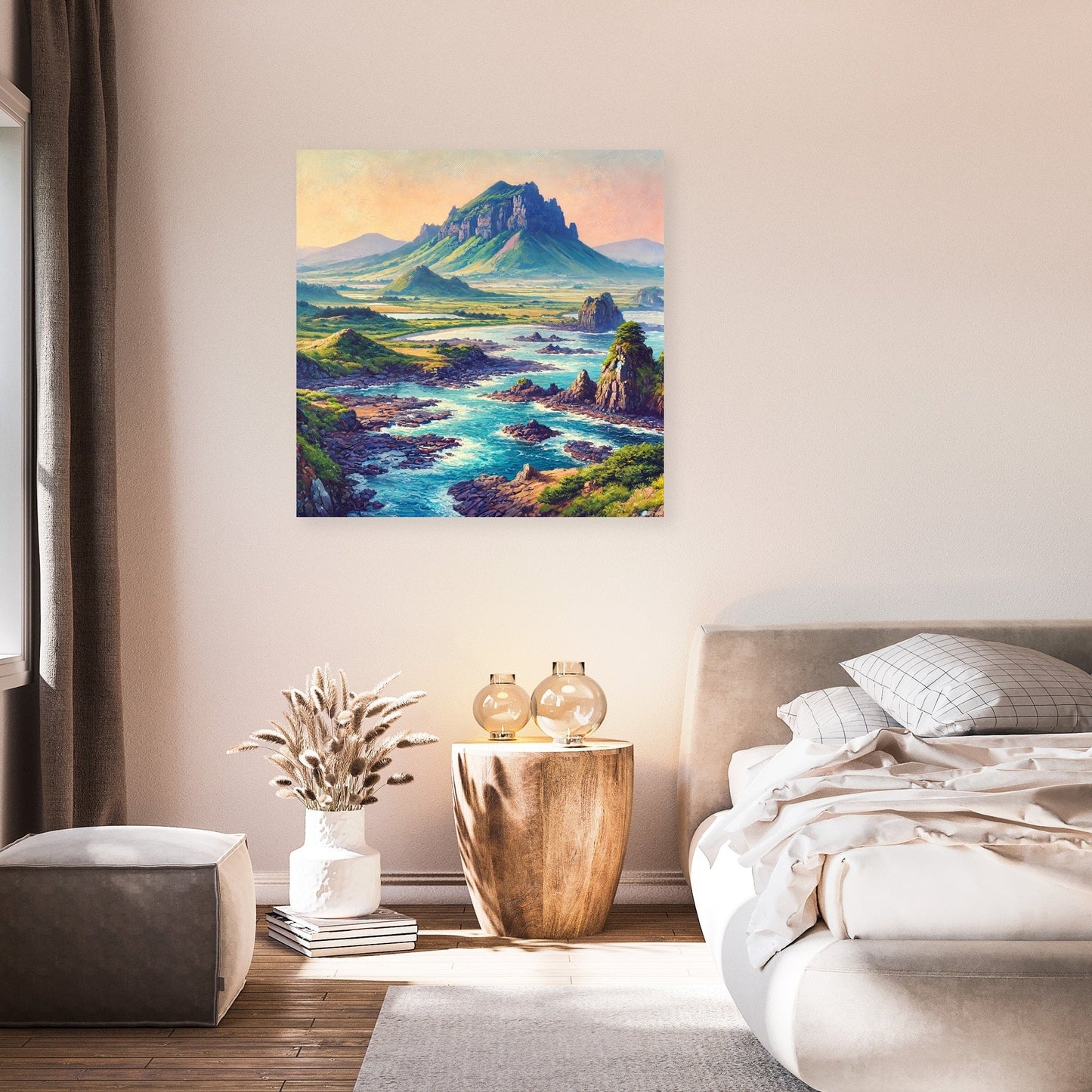 Jeju Island Beauty Canvas