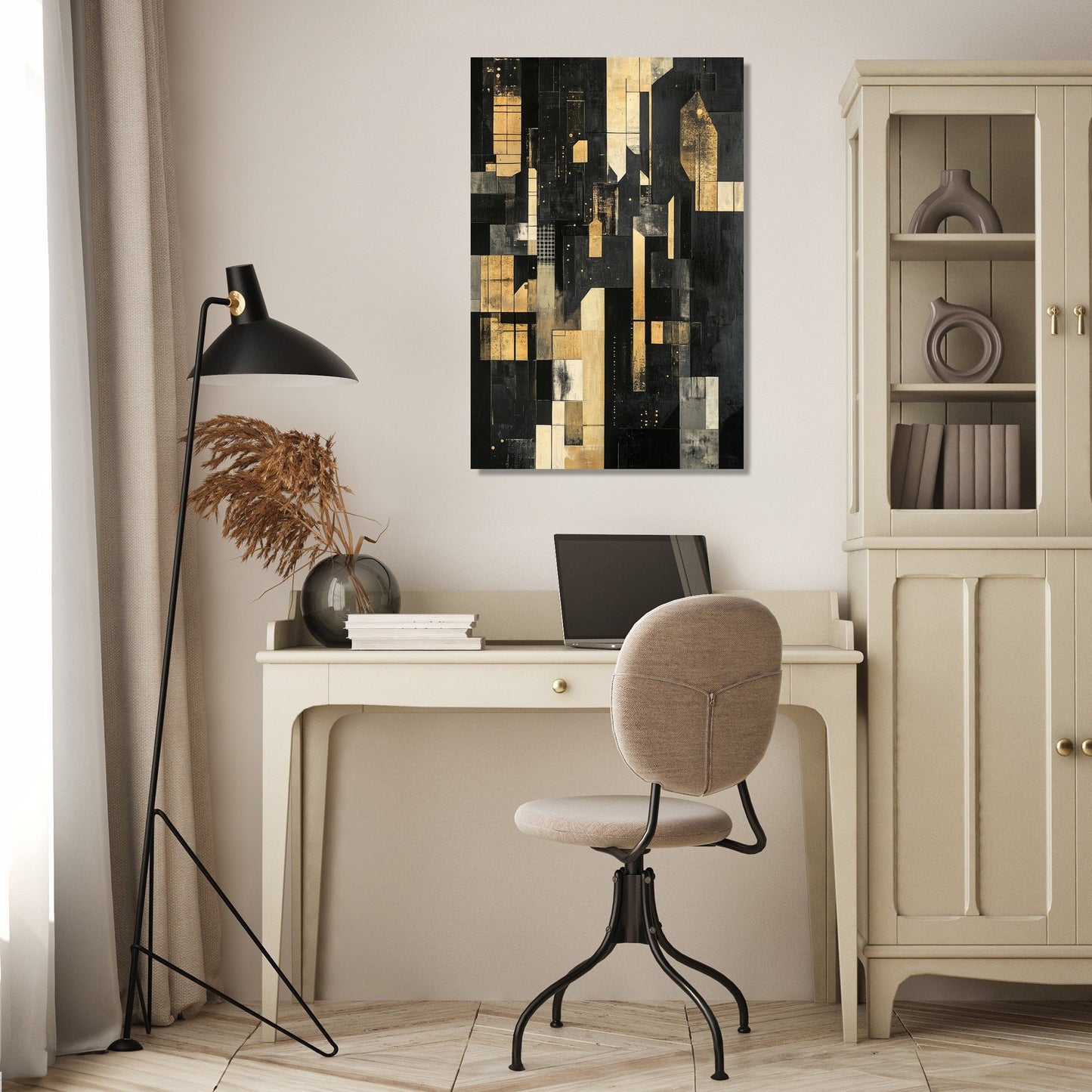 Midnight Metropolis Canvas