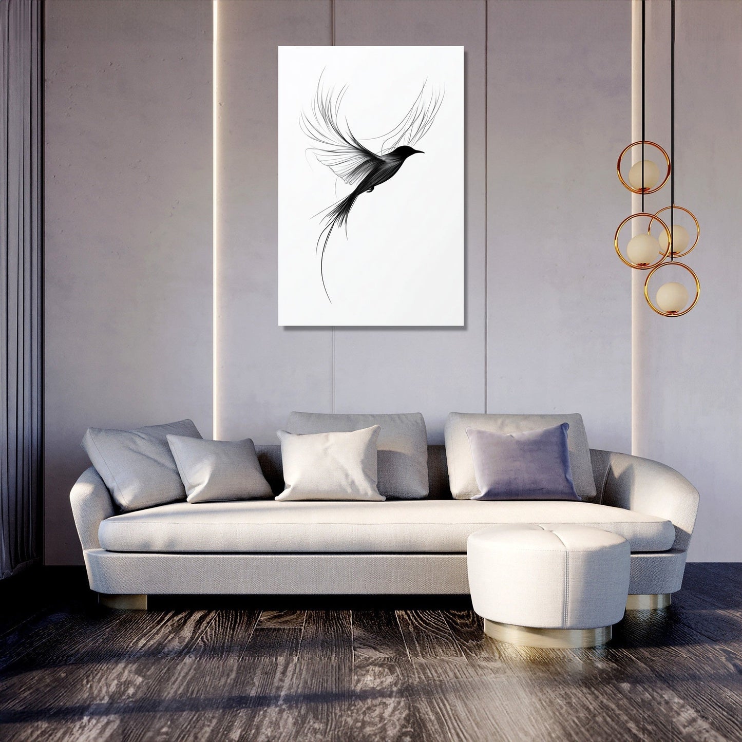 Ethereal Avian Flight Canvas