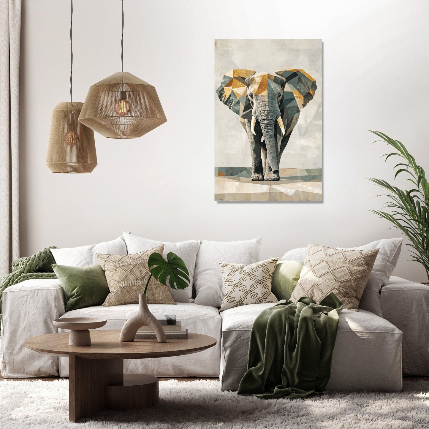 Serene Elephant Canvas